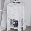 Éjjeliszekrény Ema - Carrara Marble