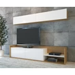 TV szekrény Kale - Teak, White