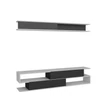 TV szekrény Sims - Black, White