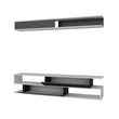 TV szekrény Sims - Black, White