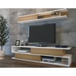 TV szekrény Sims - White, Teak