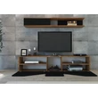 TV szekrény Taç - Walnut, Black