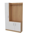 Előszobafal Naturel - Teak, White