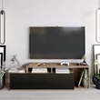 TV szekrény Nexera - Walnut, Black