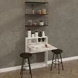 Összecsukható asztal Bracked - Carrara Marble