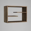 Fali polc Tino - Walnut