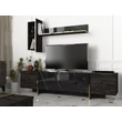 TV szekrény Veyron - Black, Gold