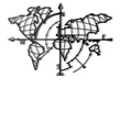 Fém fali dekoráció, World Map Compass Led - Fekete