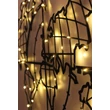 Fém fali dekoráció, World Map Compass Led - Fekete