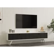 TV szekrény Alberi - Anthracite, White