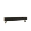 TV szekrény Alberi - Anthracite, White