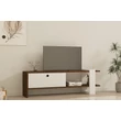 TV szekrény Gaye - Walnut, White