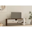 TV szekrény Gaye - Walnut, White