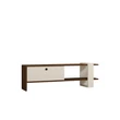 TV szekrény Gaye - Walnut, White