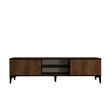 TV szekrény Erem - Walnut, Black