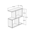 Kis asztal Zet - Freesia Marble