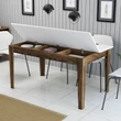 Étkező asztal Milan 514 - Walnut, White