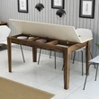 Étkező asztal Milan 517 - Walnut, Cream