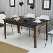 Étkező asztal Milan 518 - Walnut, Black