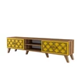 TV szekrény Class - Walnut, Yellow