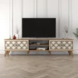 TV szekrény Class - Walnut, Cream