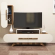 TV szekrény Rose S - Walnut, Cream