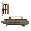 TV szekrény Rose S - Walnut, Cream