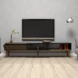 TV szekrény Milan - Diós, Fekete