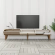 TV szekrény Milan Alt - Diós, Krém