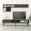 TV szekrény Milan TV - Diós, Antracit