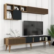TV szekrény Milan TV - Diós, Antracit