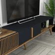 TV szekrény Milan TV - Diós, Antracit
