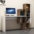 Íróasztal Açelya - Walnut, White