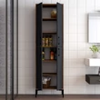 Tároló szekrény Berlin A - Walnut, Anthracite