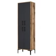 Tároló szekrény Berlin A - Walnut, Anthracite