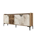 Konzolasztal Venedik - Diós, Fehér Marble