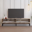 TV szekrény Istanbul 2 - Diós Fehér Marble