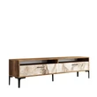TV szekrény Istanbul 2 - Diós Fehér Marble