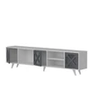 TV szekrény Sinef - White , Anthracite