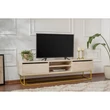 TV szekrény Escape 180 - Arany, Travertine
