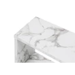 Kis asztal Life - Fehér, Marble