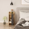 Éjjeliszekrény Elos left - Oak, Anthracite