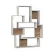 könyvespolc Barce - White, Oak