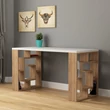 Íróasztal Maze - White, Oak