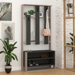 Előszobafal Chester - Light Mocha, Anthracite