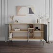 Konzolasztal Clara Console - Oak, Antracit