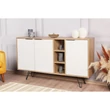 Konzolasztal Clara Console - Oak, Fehér