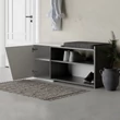 Cipőtároló Fiona Bench - Anthracite, White