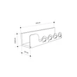 Fali fogas Liora Hanger - Sapphire, Oak