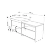 Cipőtároló Filux Bench - Anthracite
